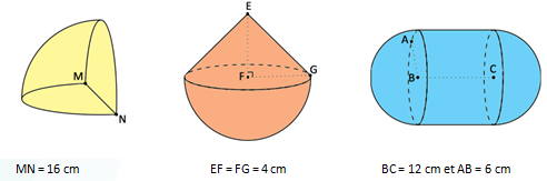 Seconde maths aires volumes ex1