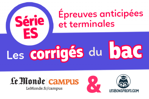 corrigés du bac ES