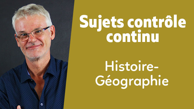 Sujets contrôle continu