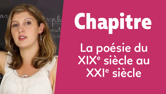 La poésie du XIXe siècle au XXIe siècle