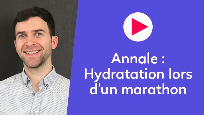 Annale - Hydratation lors d'un marathon