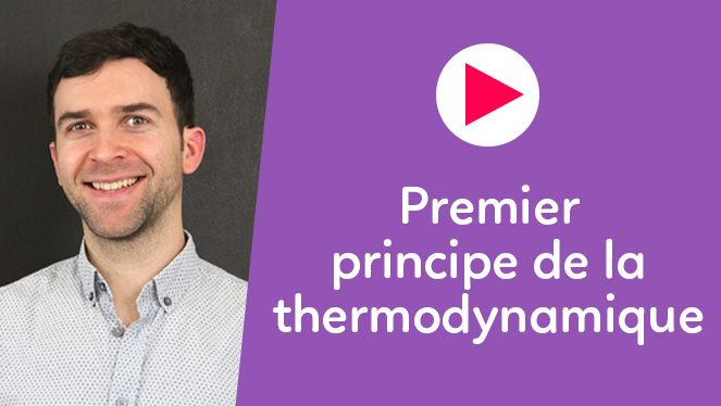 Premier principe de la thermodynamique 